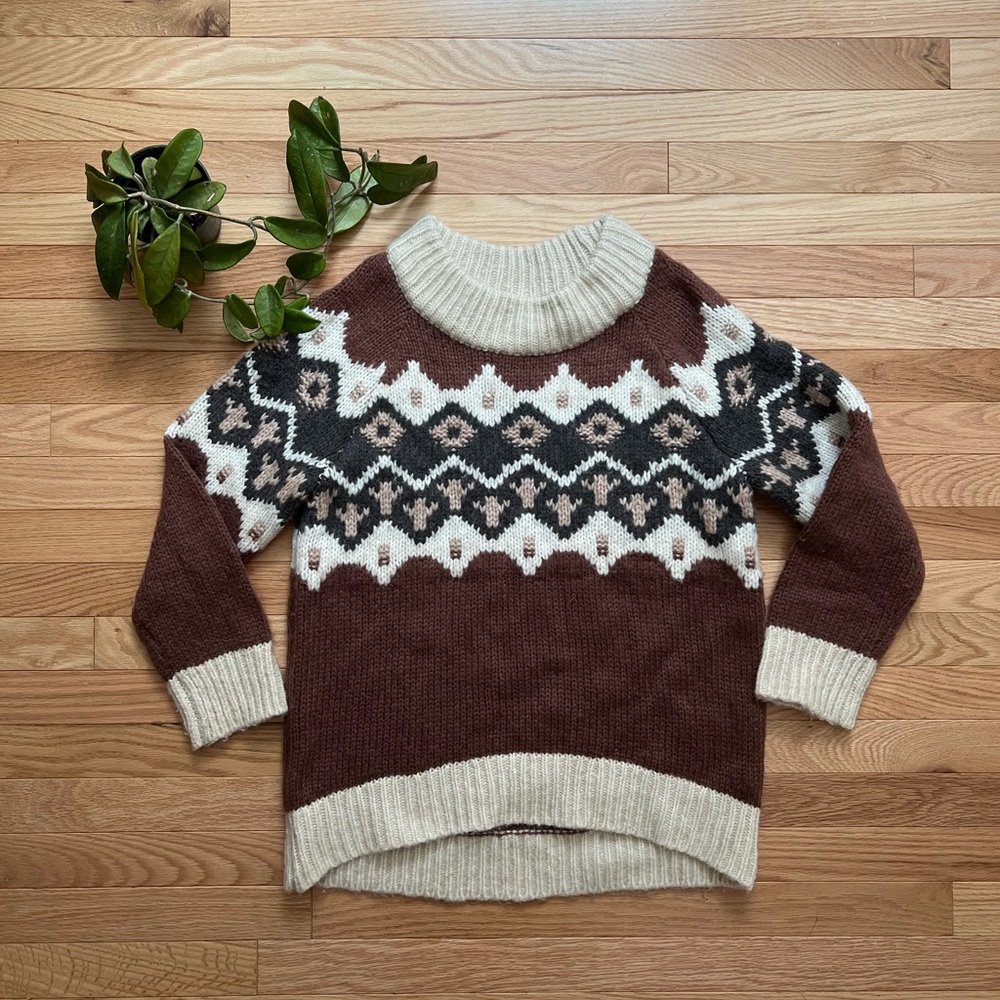 Aerie Oversized Knit Sweater (Size Small)